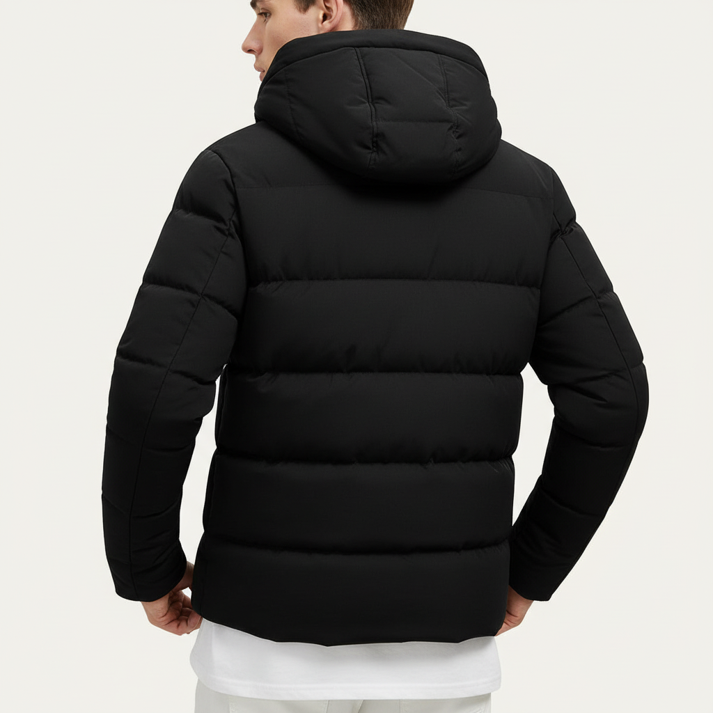 Glebronia | Impermeabile parka con cappuccio e tasche laterali