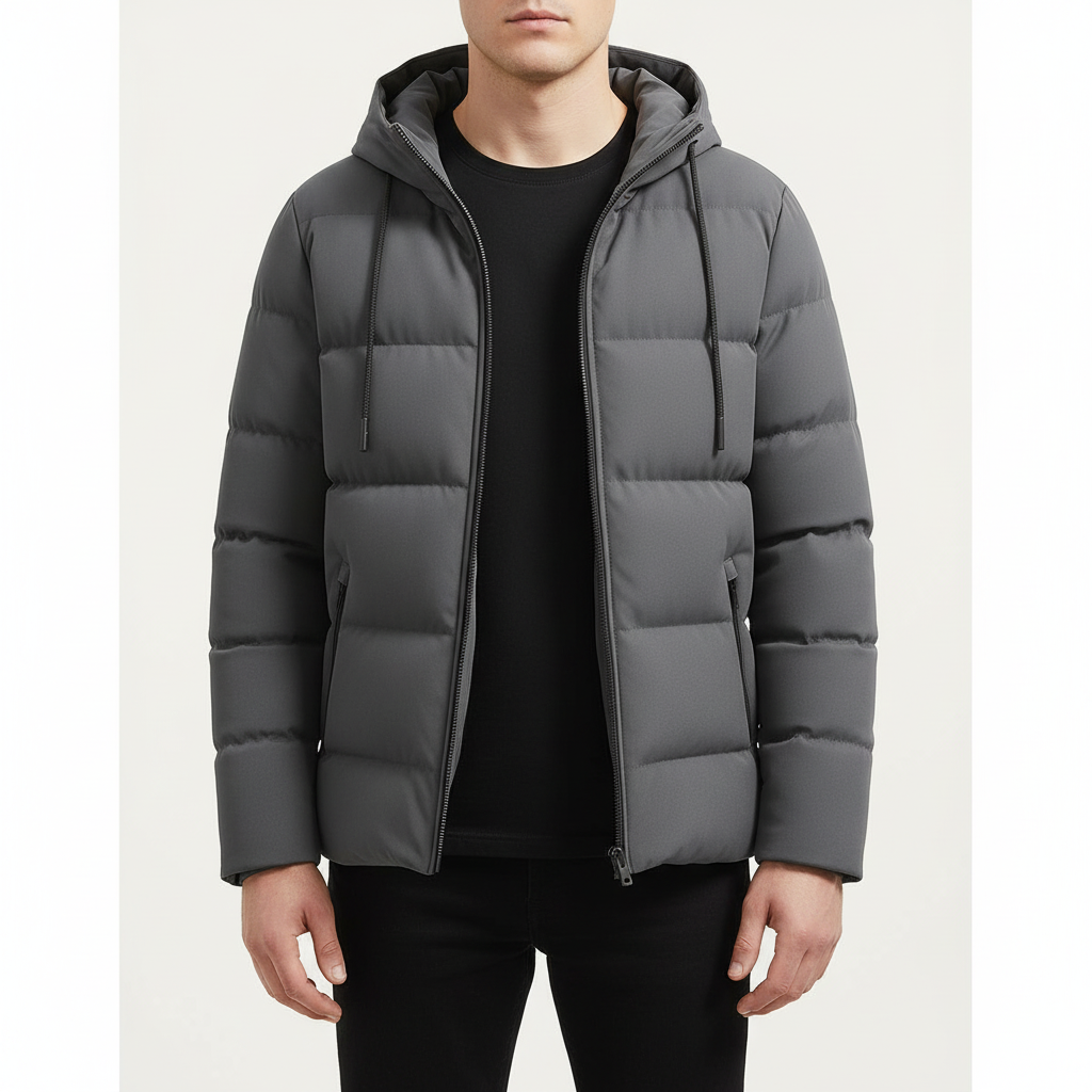 Glebronia | Impermeabile parka con cappuccio e tasche laterali