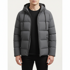 Glebronia | Impermeabile parka con cappuccio e tasche laterali