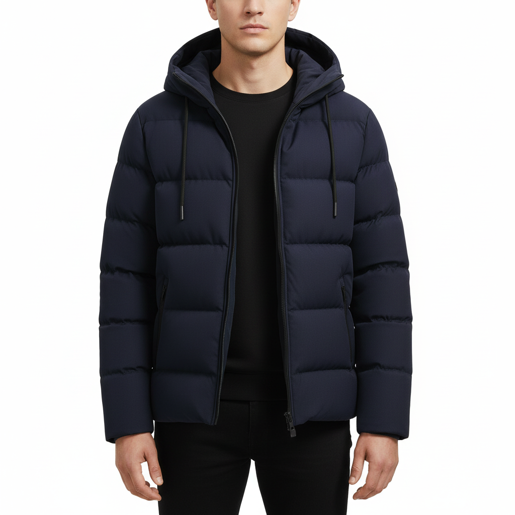 Glebronia | Impermeabile parka con cappuccio e tasche laterali