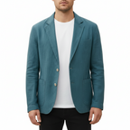 Glebronia | Lino blazer estivo con revers classici