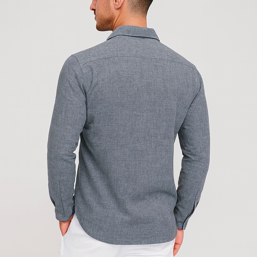 Glebronia | Lino traspirante camicia uomo