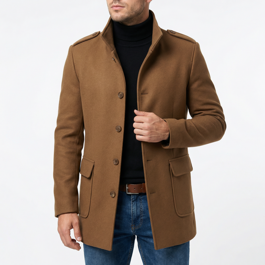 Glebronia | Misto lana sartoriale cappotto