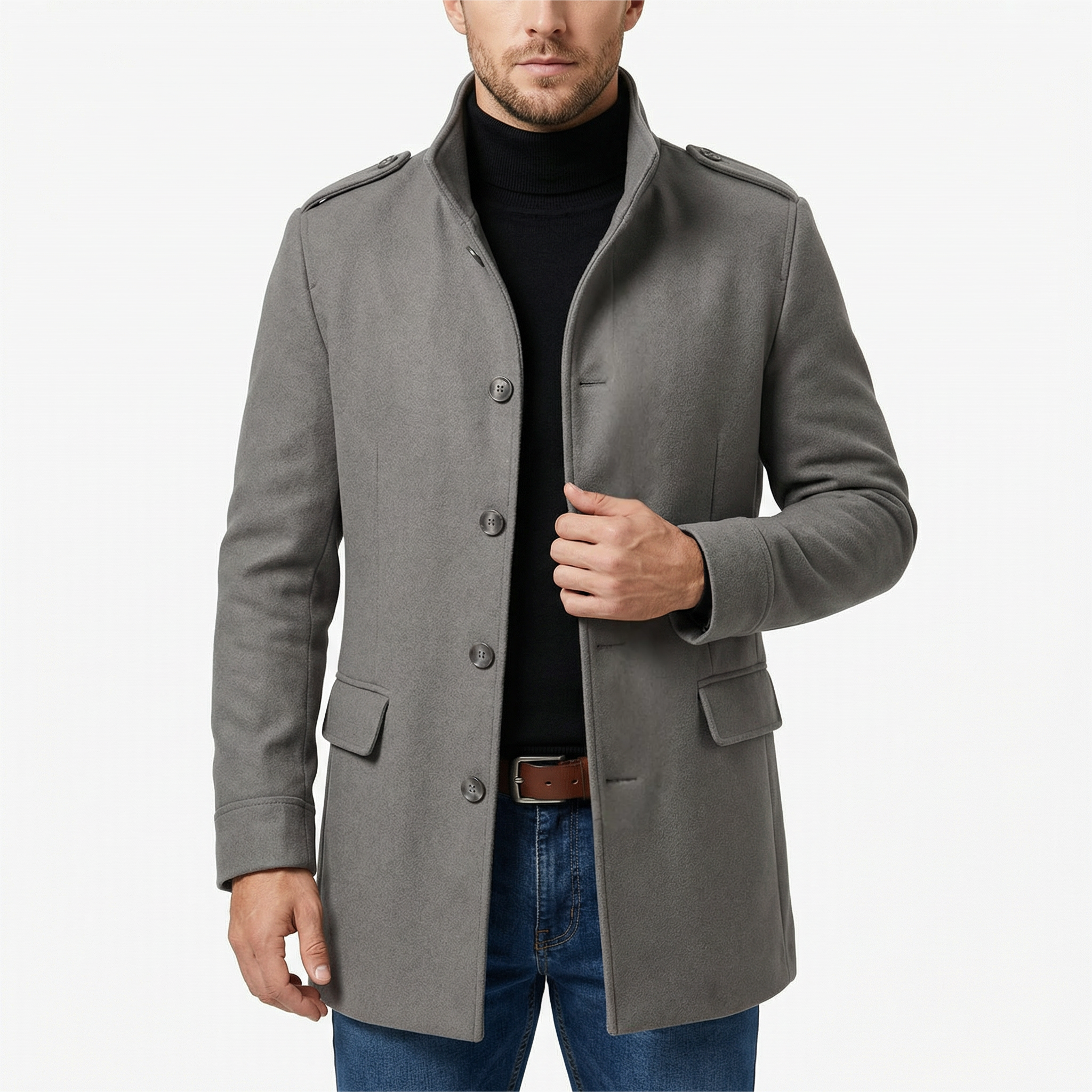 Glebronia | Misto lana sartoriale cappotto