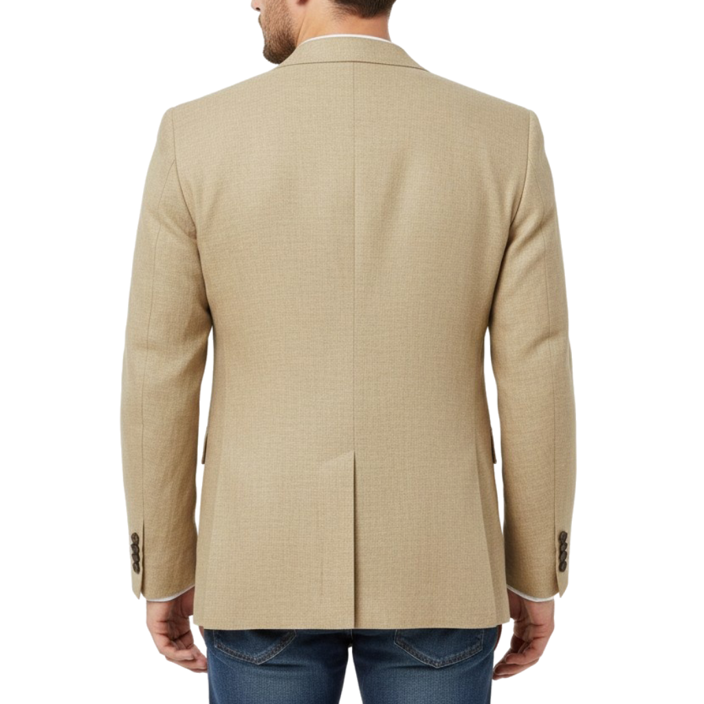 Glebronia | Misto lino-cotone blazer con taglio sartoriale