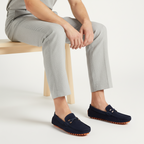 Glebronia | Mocassini in pelle traforata