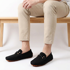 Glebronia | Mocassini in pelle traforata