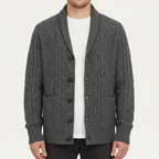 Glebronia | Morbido cardigan con chiusura a bottoni e tasche laterali