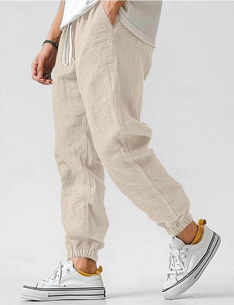 Glebronia | Pantaloni in lino leggeri con silhouette rilassata