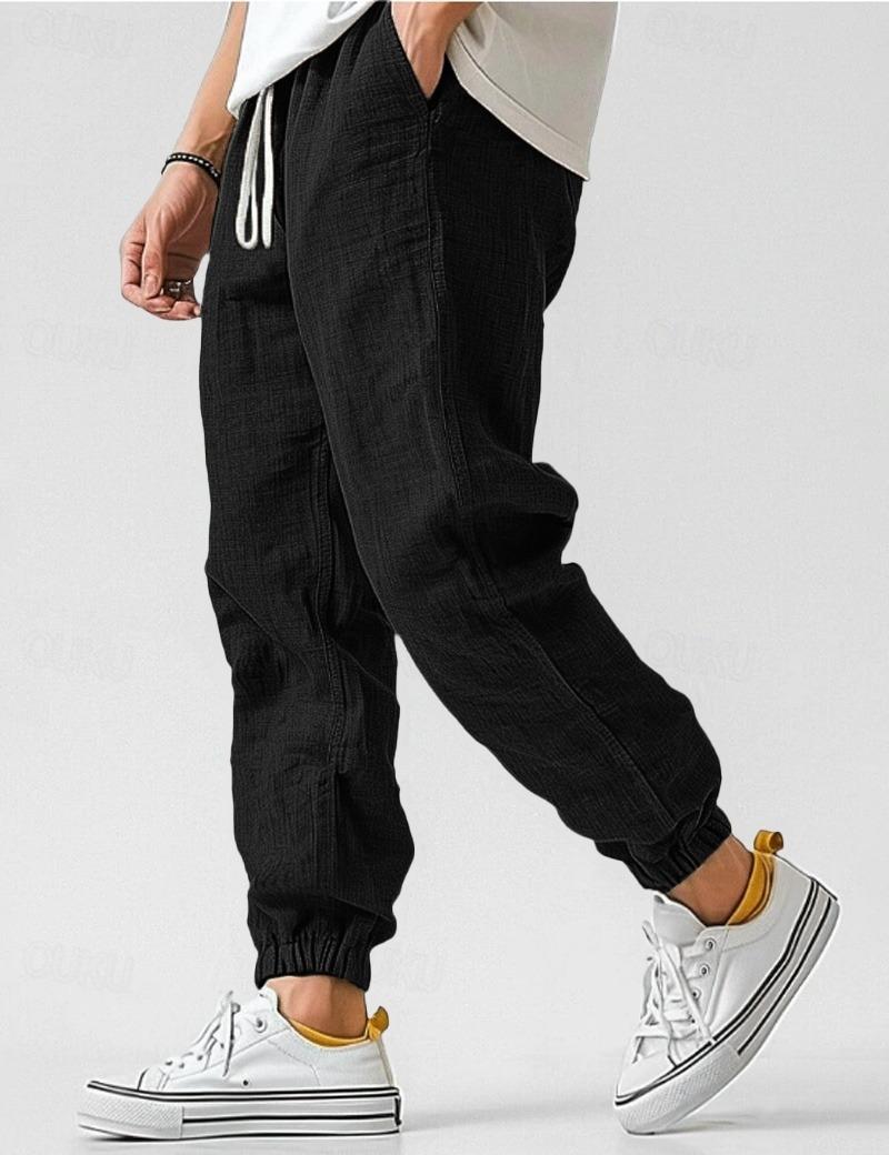 Glebronia | Pantaloni in lino leggeri con silhouette rilassata