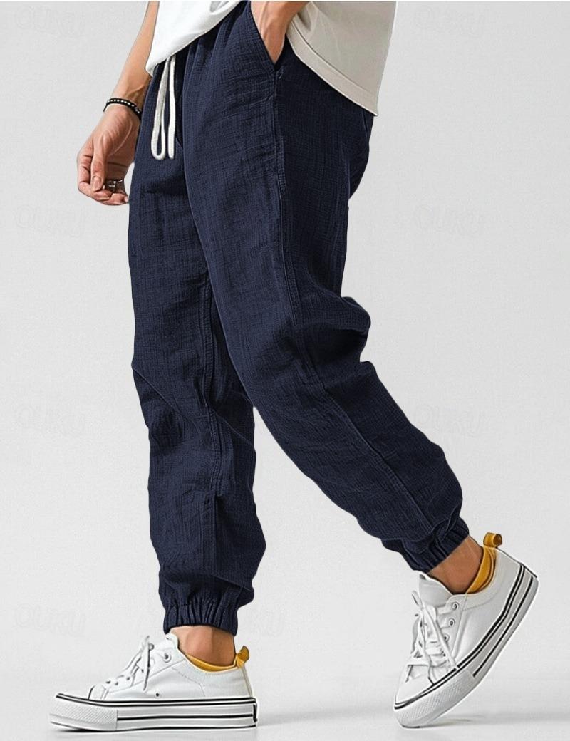 Glebronia | Pantaloni in lino leggeri con silhouette rilassata