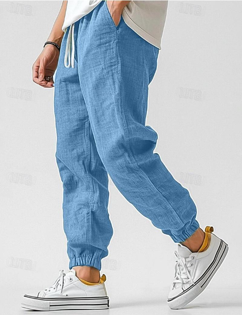 Glebronia | Pantaloni in lino leggeri con silhouette rilassata