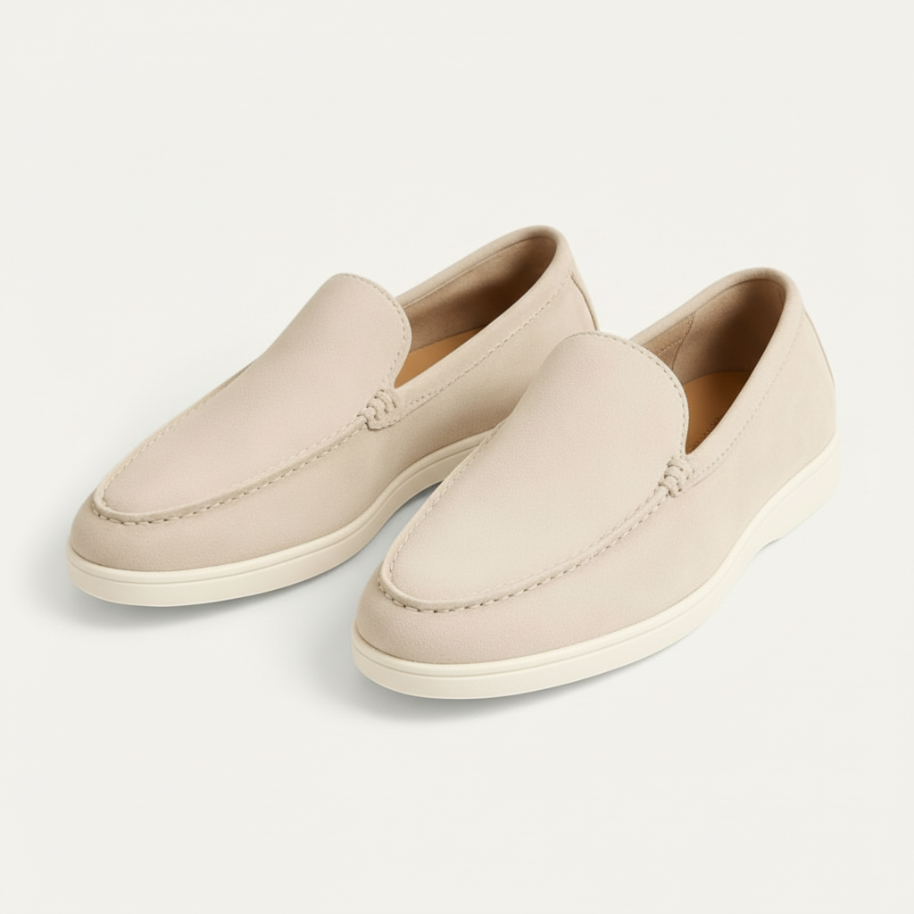 Glebronia | Slip-on mocassini in pelle scamosciata