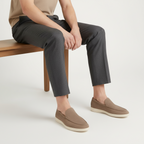 Glebronia | Slip-on mocassini in pelle scamosciata