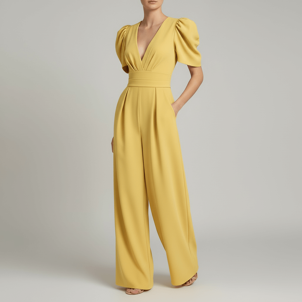 Glebronia | Tuta elegante su misura lunga per cerimonia