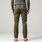 Glebronia | Twill di cotone resistente pantaloni utility a gamba dritta