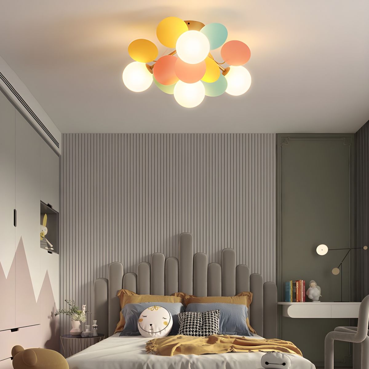 Plafoniera LED Soffitto Macaron in Stile Moderno per Ambienti Interni 3