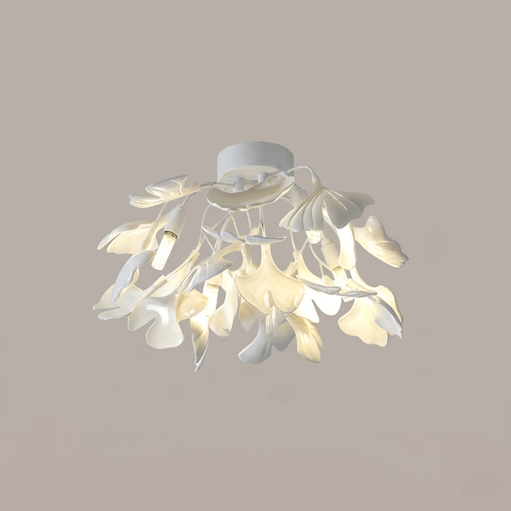 Plafoniera LED Soffitto Stile Gingko con Design Unico e Illuminazione Efficiente 12