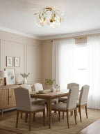 Plafoniera LED Soffitto Stile Gingko con Design Unico e Illuminazione Efficiente 7