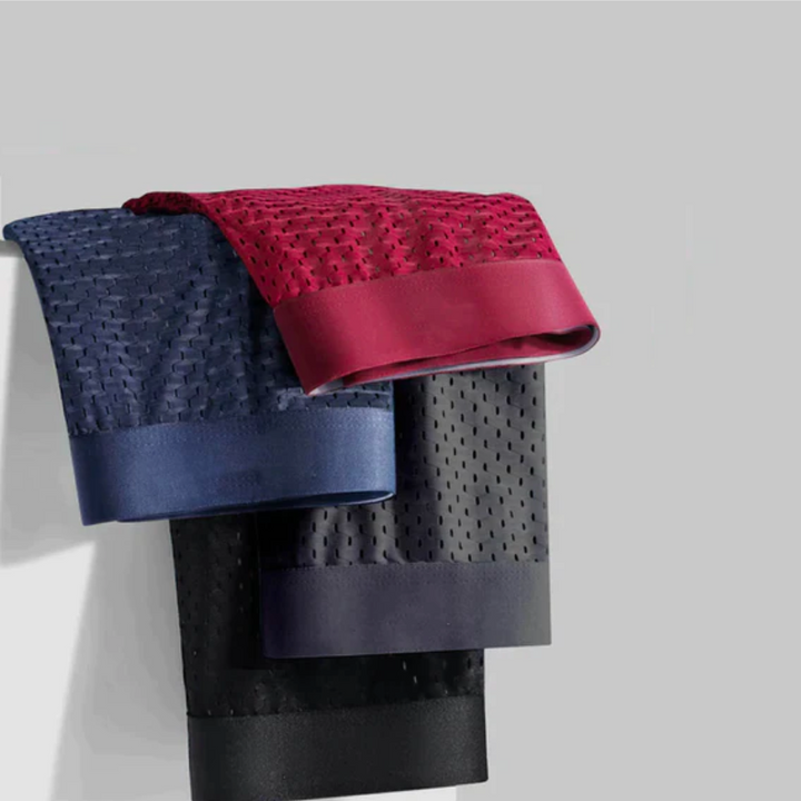 Boxer da uomo in bambù, set da 10 traspiranti con elastico in vita - view 3