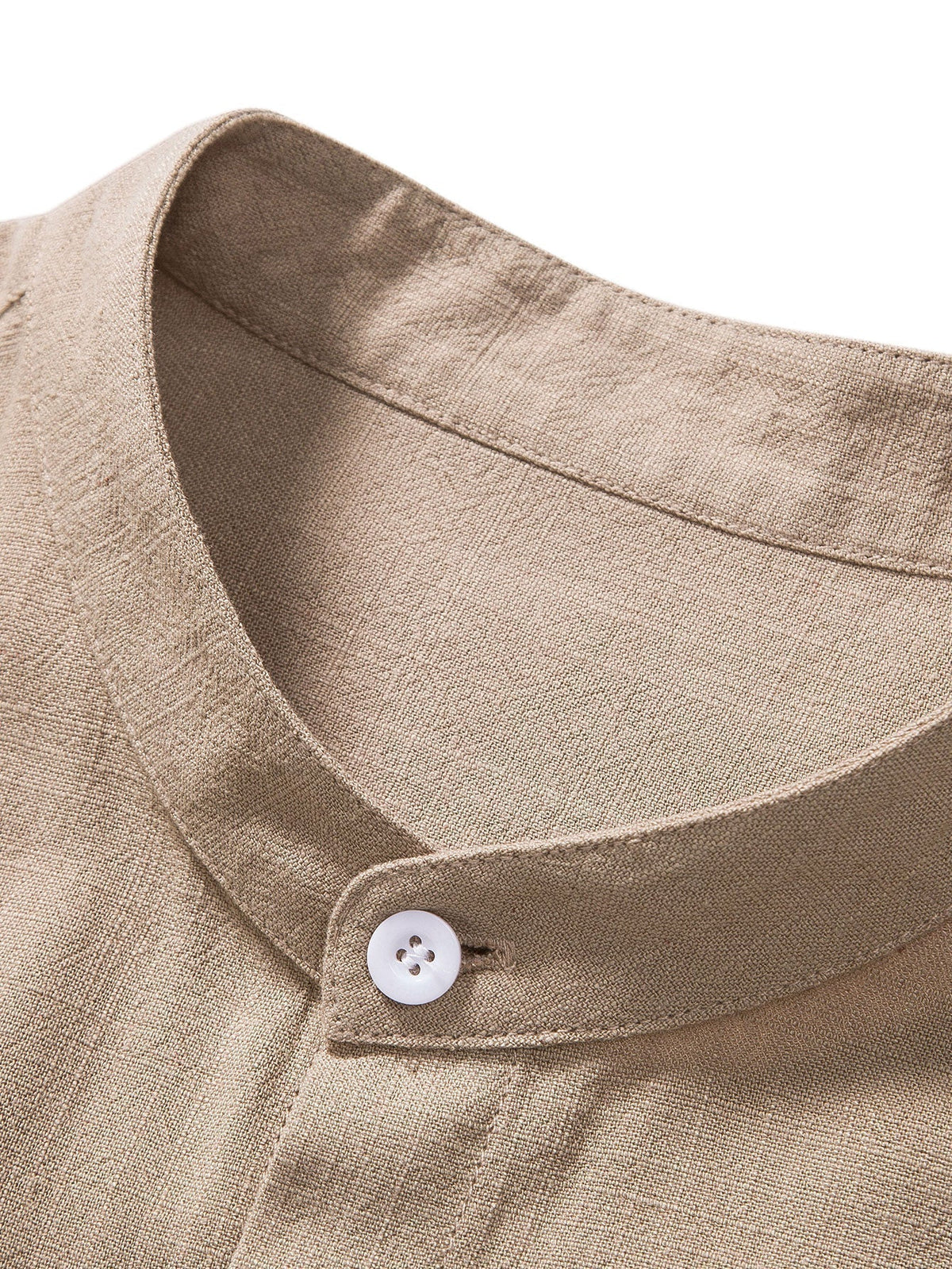 Completo estivo da uomo con camicia a manica corta e pantaloni, due pezzi casual - foto 7