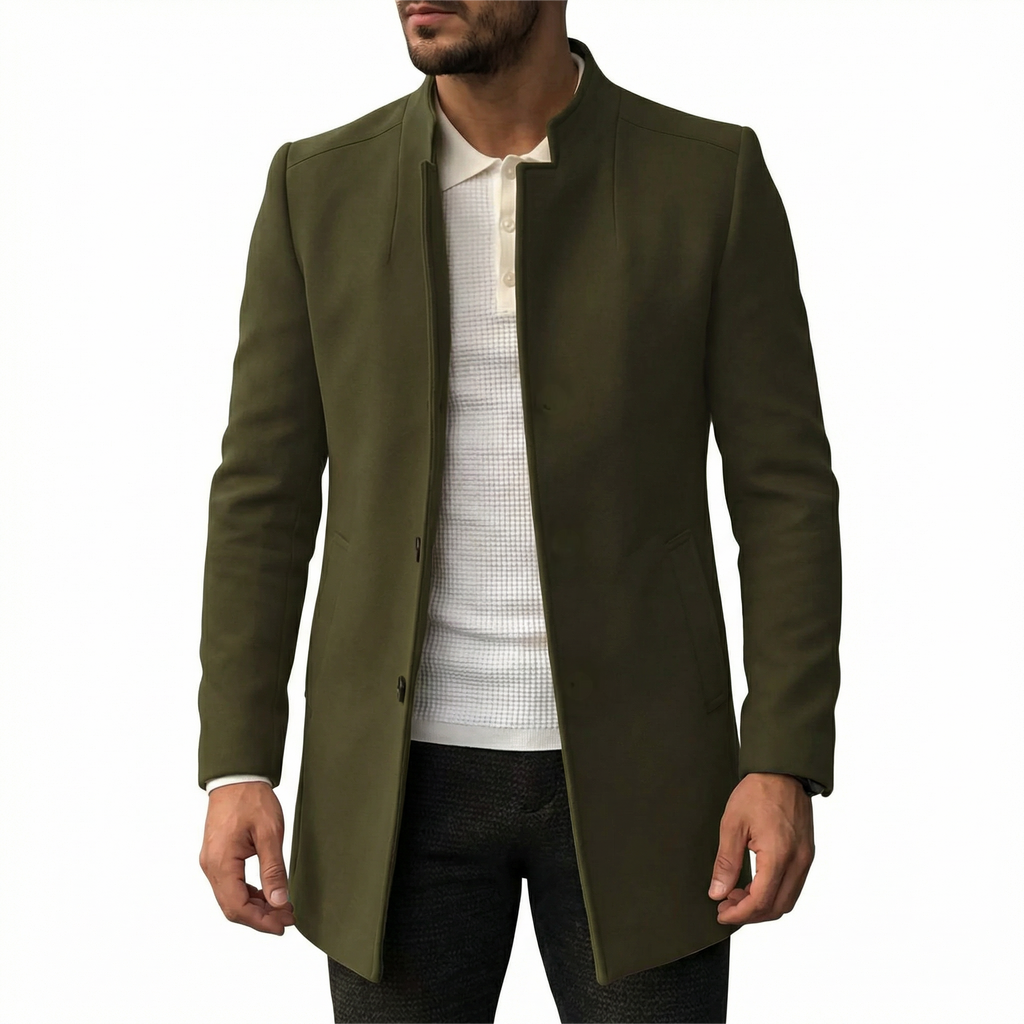 Glebronia | Vestibilità slim invernale con chiusura a bottoni nascosti