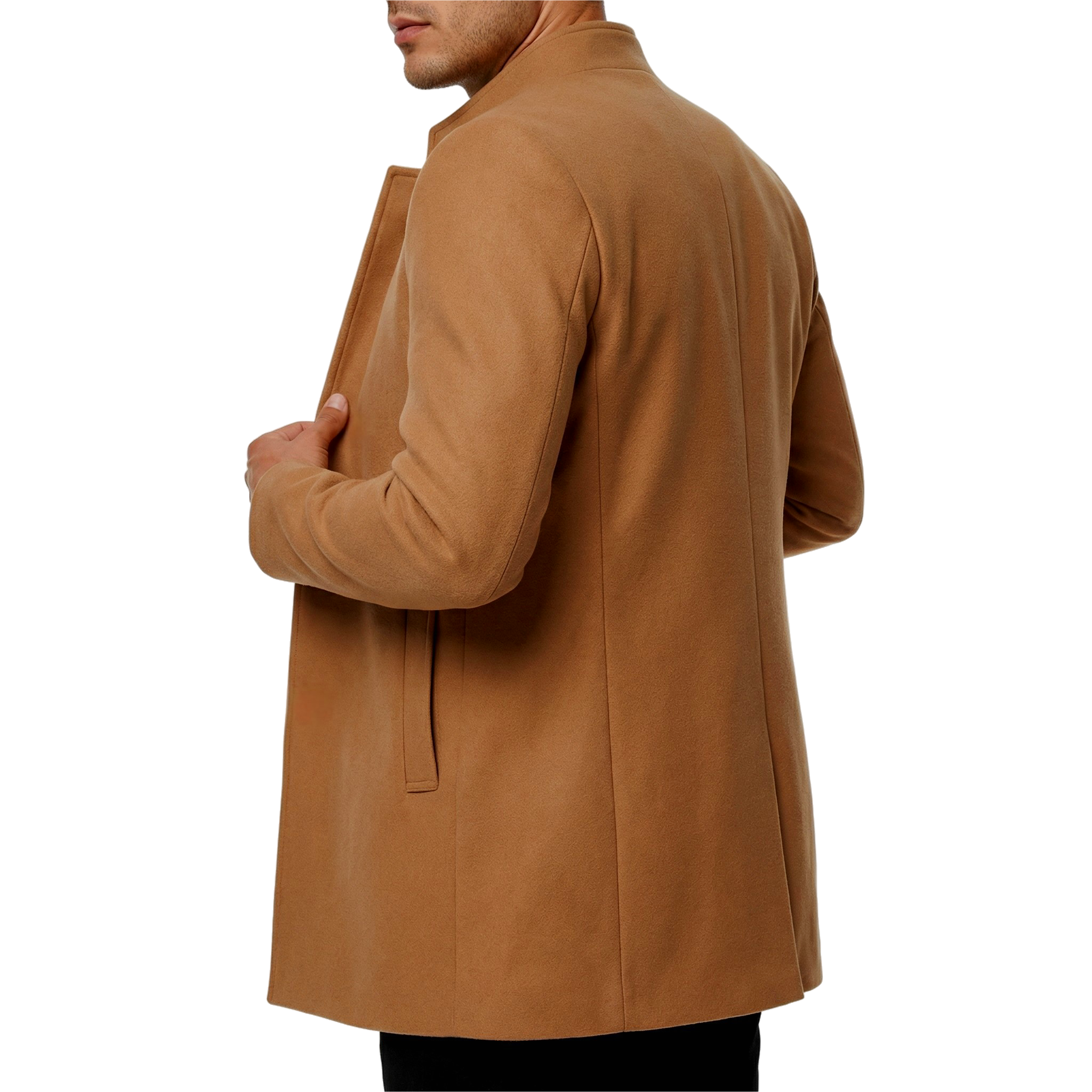 Glebronia | Vestibilità slim invernale con chiusura a bottoni nascosti