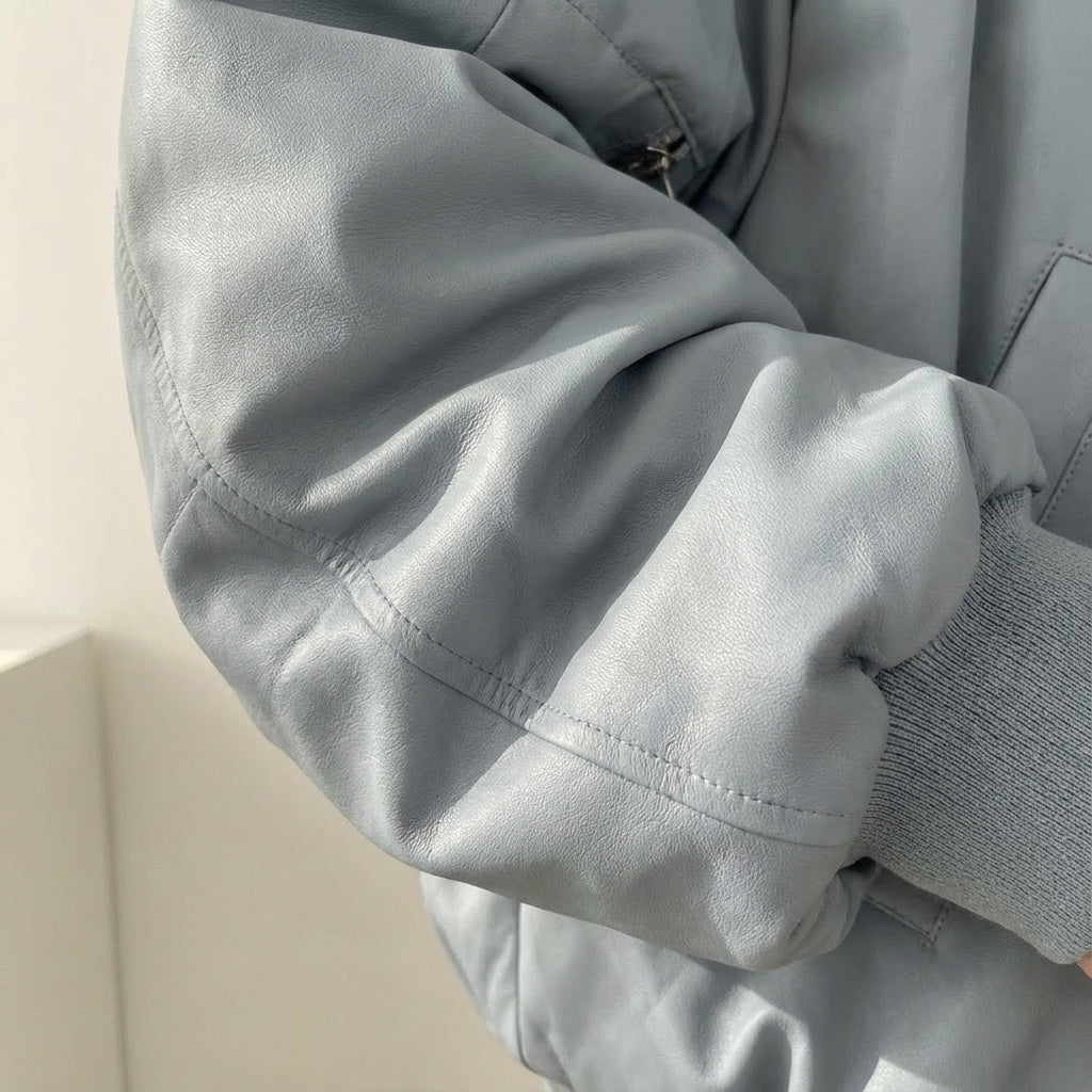 Giacca bomber teddy da donna reversibile con cappuccio, oversize e calda per l'inverno - view 5