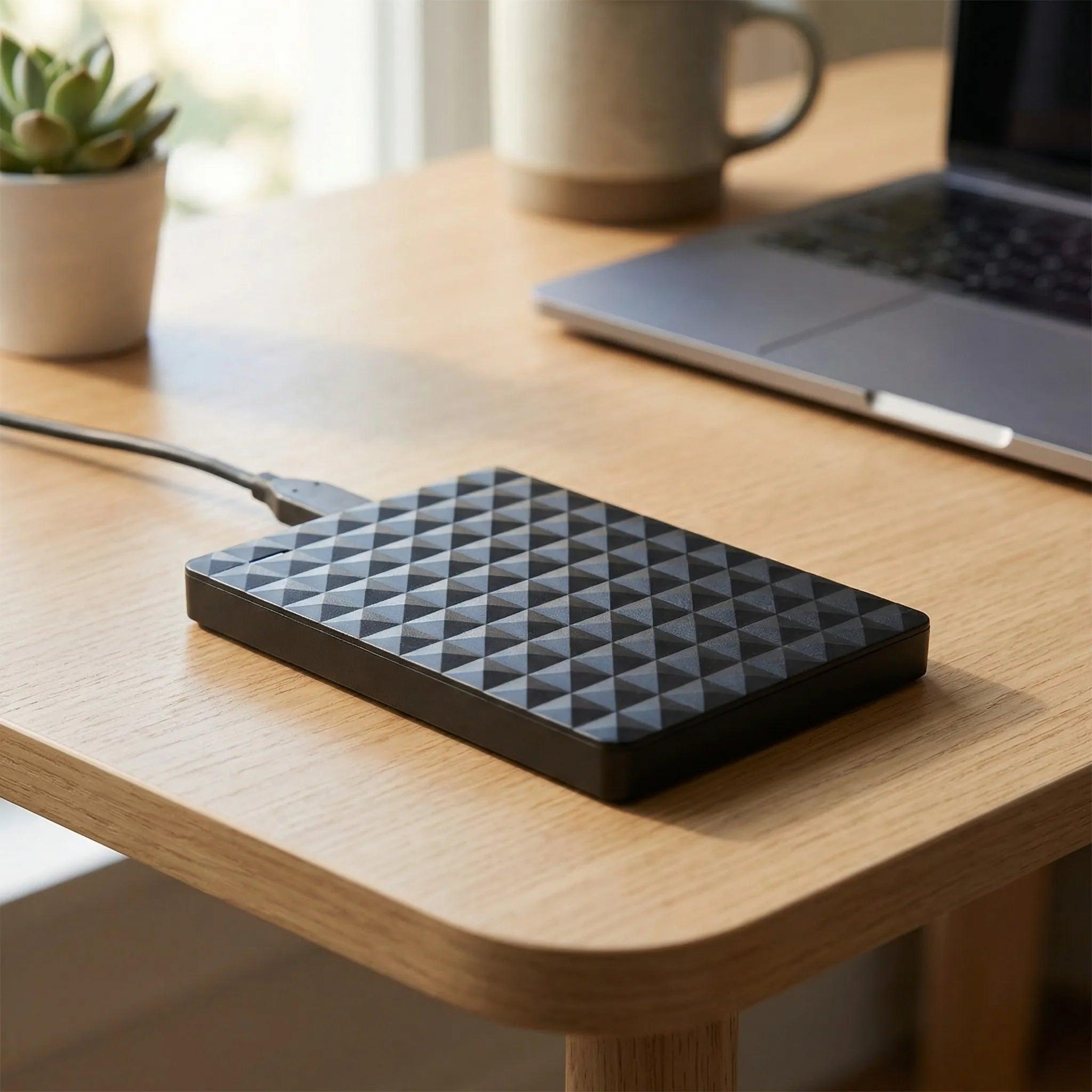 Hard disk esterno portatile 8TB USB 3.0 per backup, laptop e Smart TV, plug and play - view 1