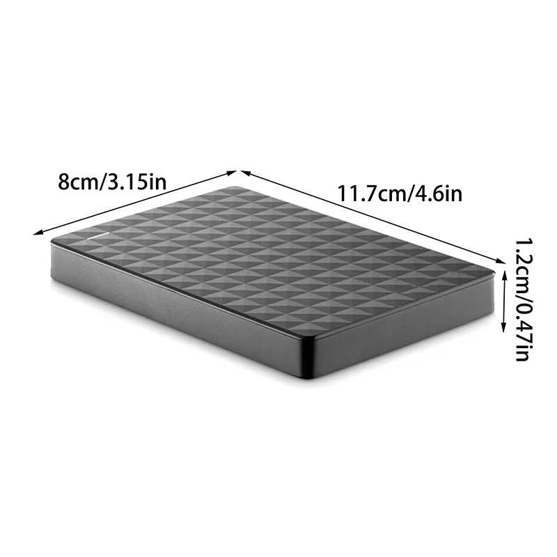 Hard disk esterno portatile 8TB USB 3.0 per backup, laptop e Smart TV, plug and play - view 6