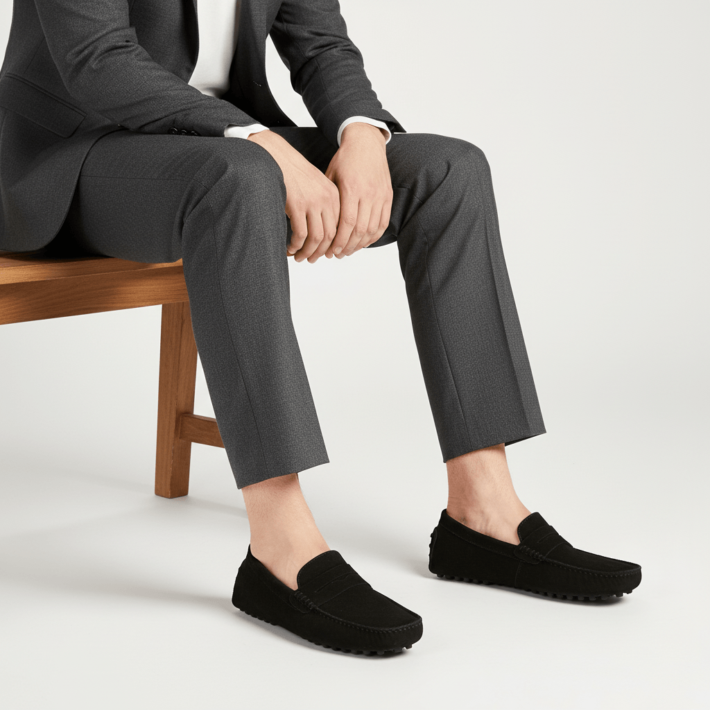Mocassini da uomo eleganti con soletta morbida e design italiano - view 12