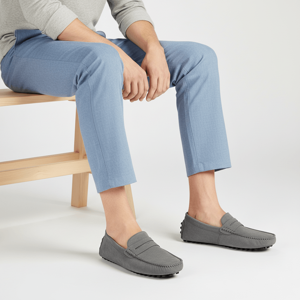 Mocassini da uomo eleganti con soletta morbida e design italiano - view 13