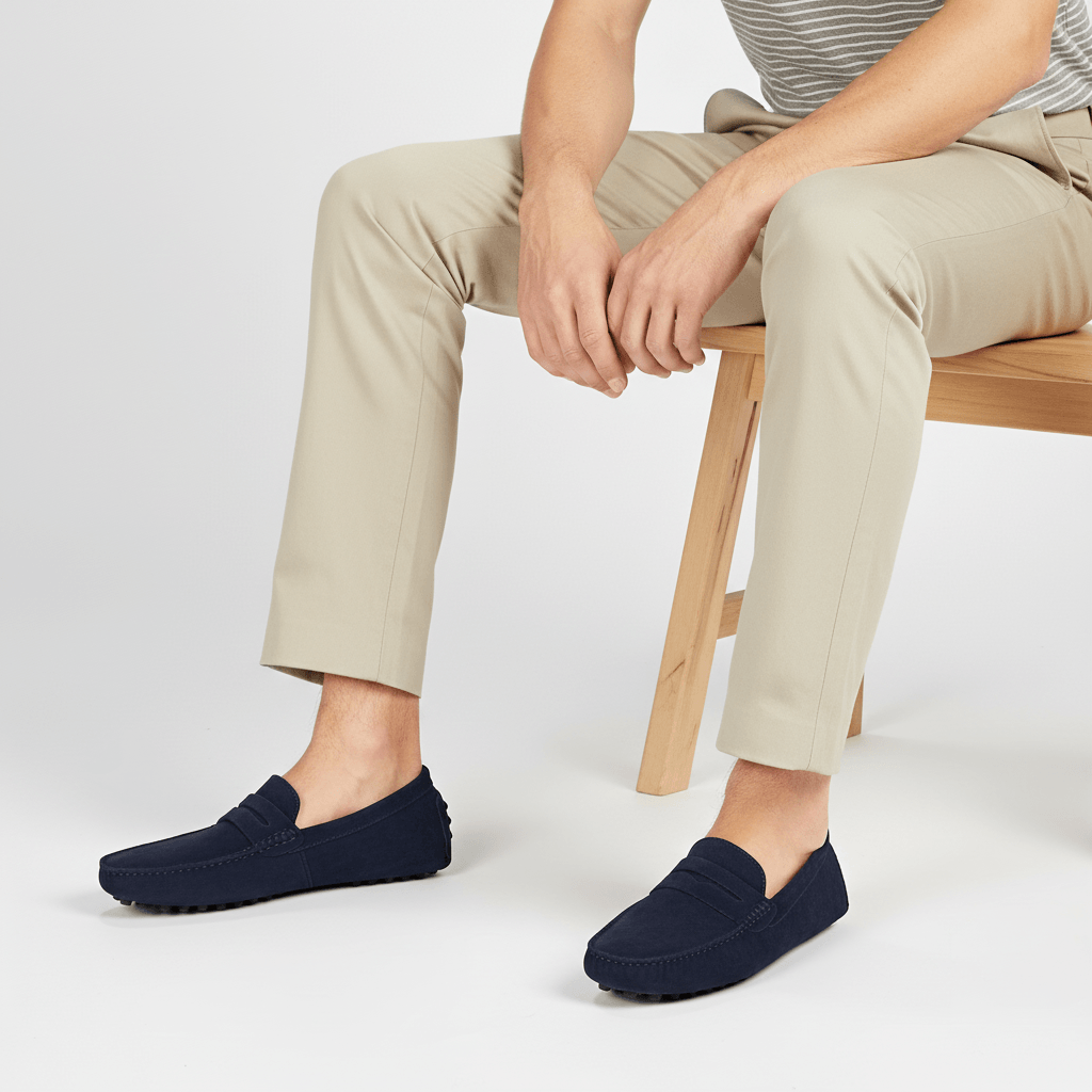 Mocassini da uomo eleganti con soletta morbida e design italiano - view 14