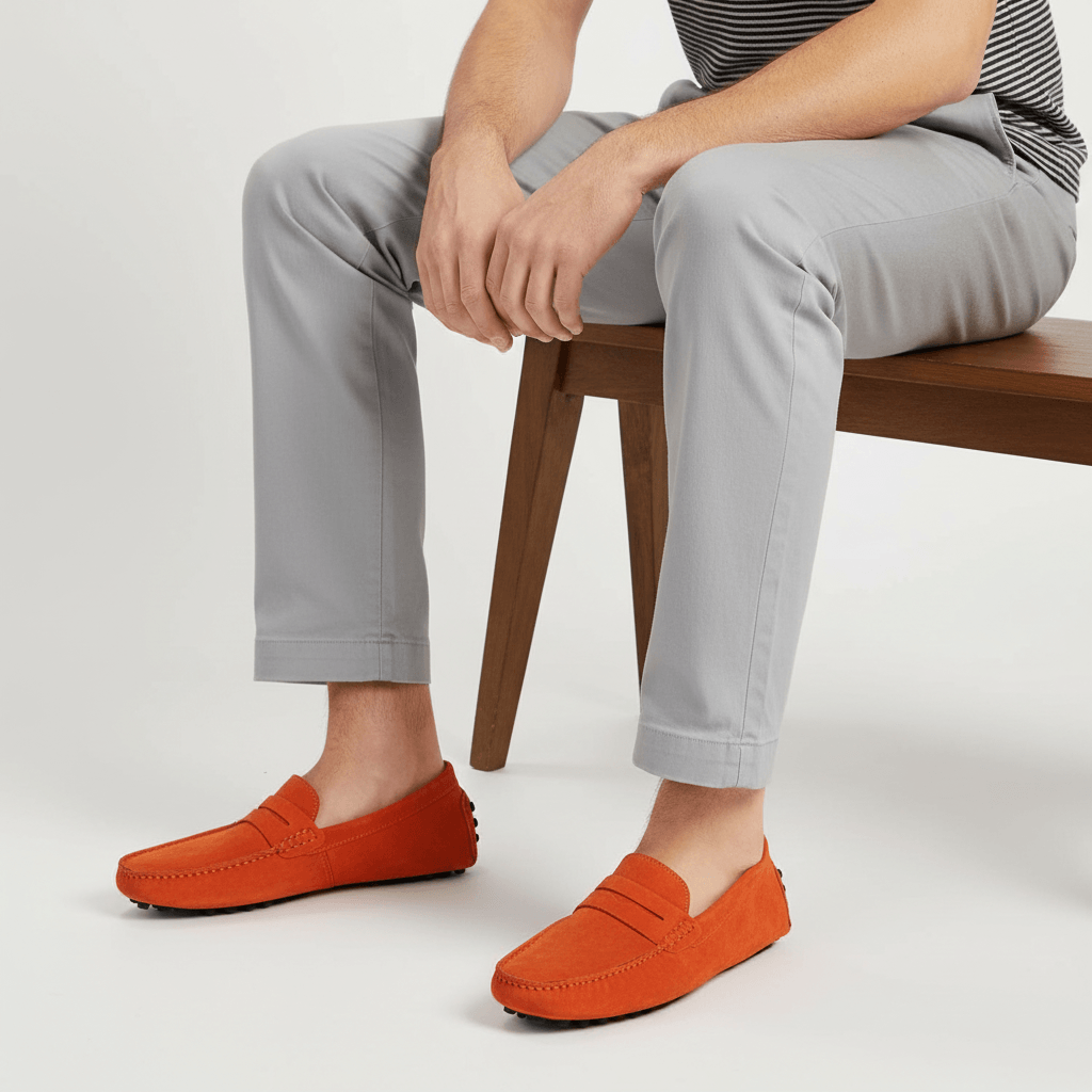 Mocassini da uomo eleganti con soletta morbida e design italiano - view 15