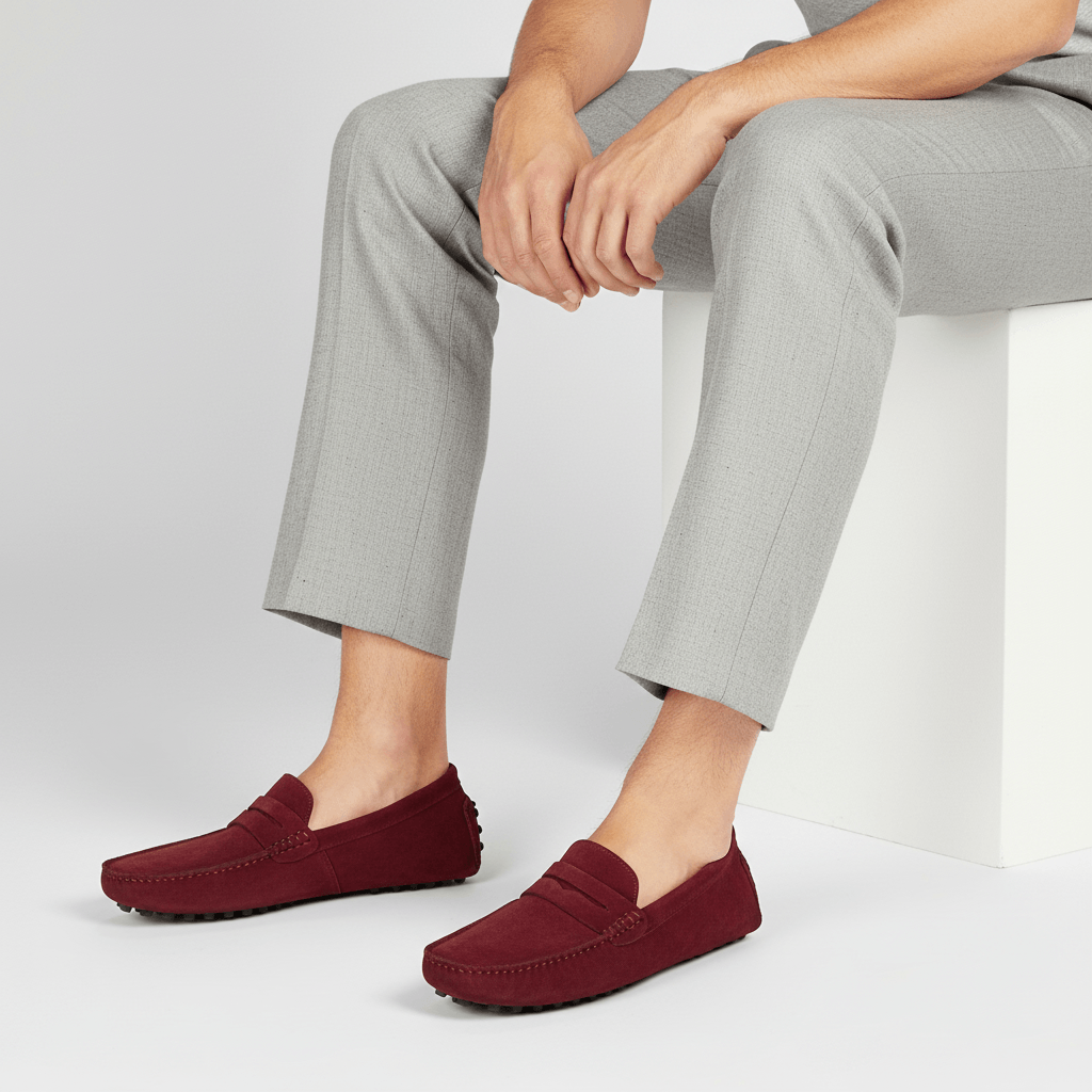 Mocassini da uomo eleganti con soletta morbida e design italiano - view 16