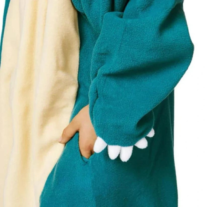 Pigiama intero in pile unisex con cappuccio, morbida tuta kigurumi con animali per tutta la famiglia - view 14