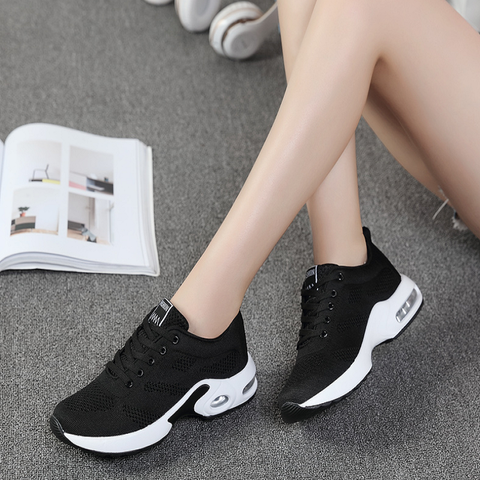 Sneakers donna comode con suola ad aria in mesh traspirante, scarpe da ginnastica sportive per il tempo libero - view 11