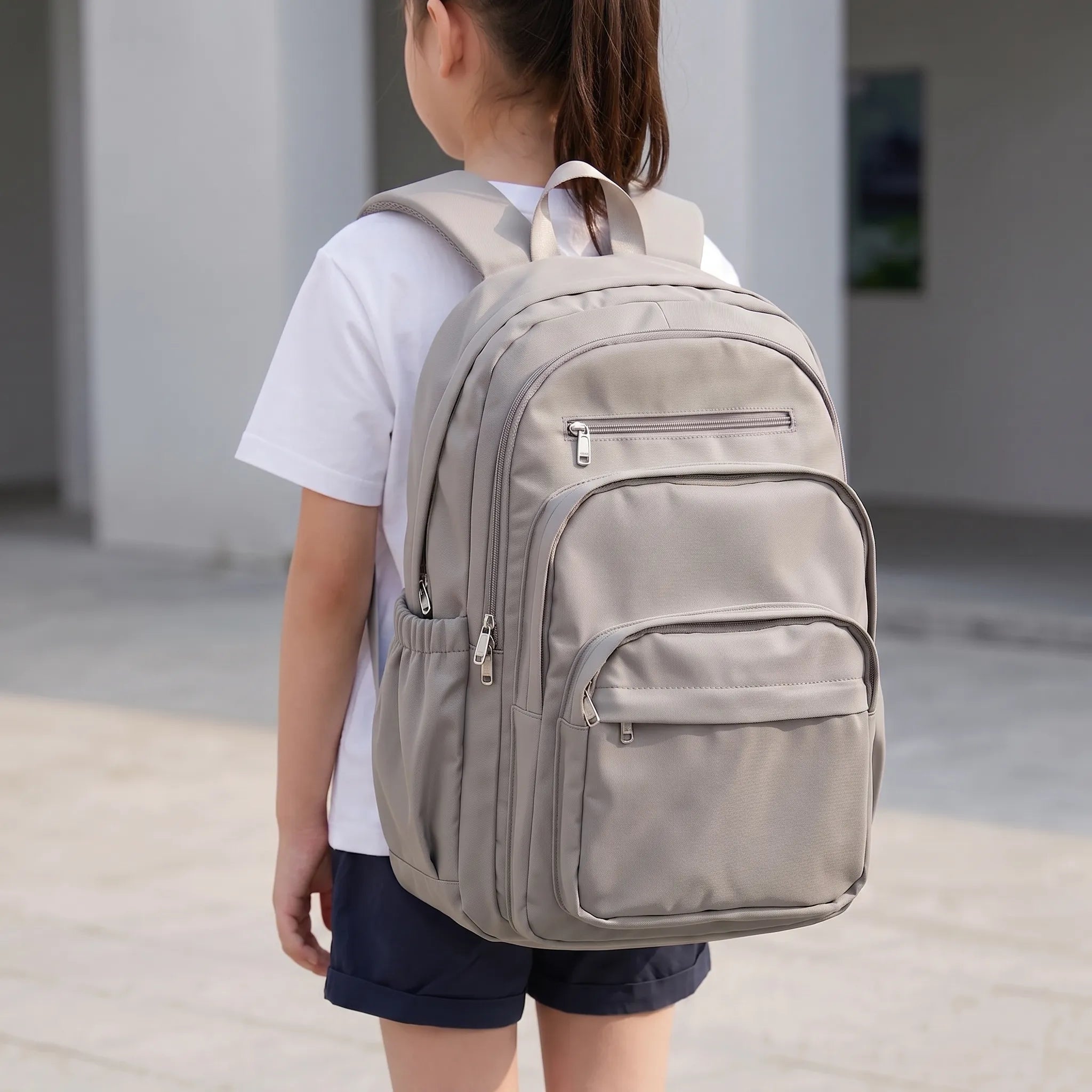 Zaino multitasche con scomparto porta pc, capiente per scuola, università e viaggio - view 5