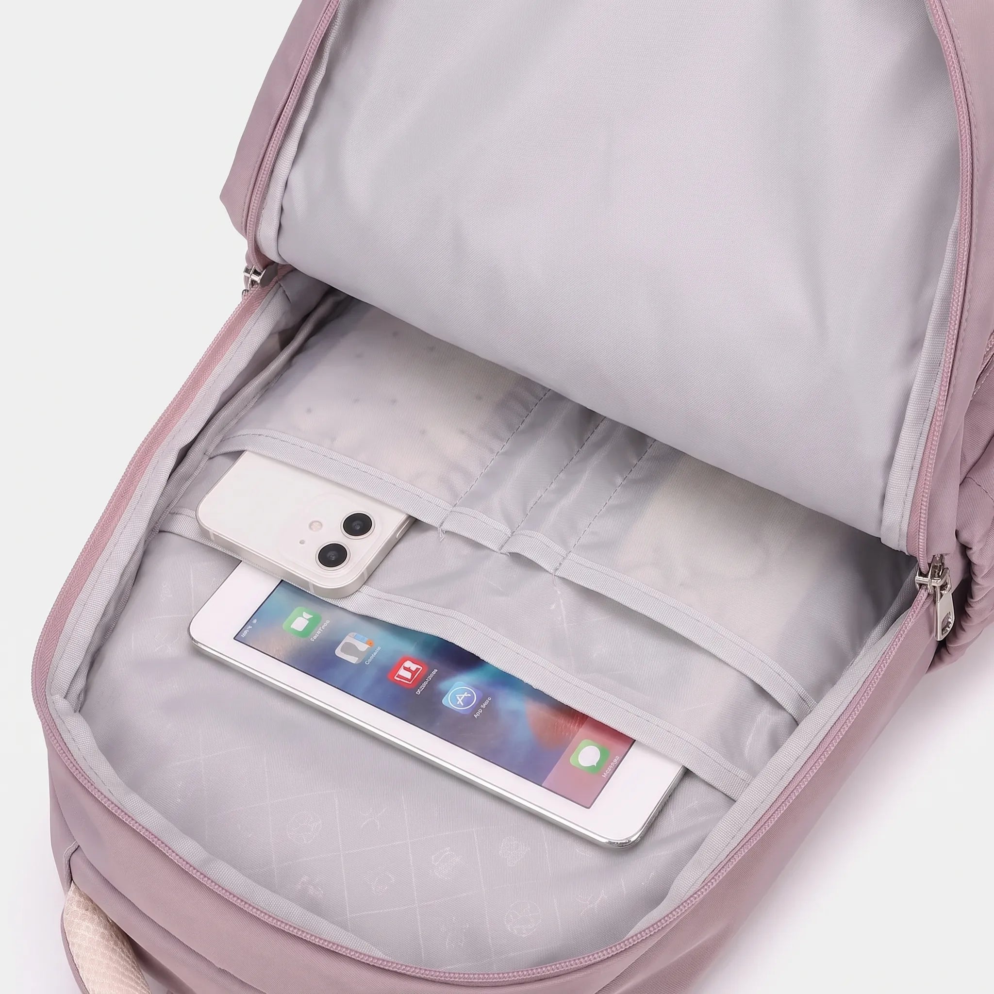 Zaino scolastico multitasche con porta pc, per medie e superiori - zaino con tante tasche - view 9
